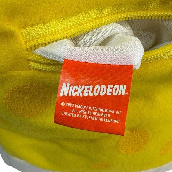 VTG 2003 SpongeBob SquarePants Stuffed Plush Bag Backpack 10" Nickelodeon Y2K - Picture 13 of 16